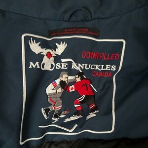 Navy Blue Moose Knuckle